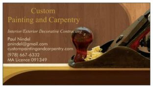 Custom Painting & Carpentry (978) 667-6332